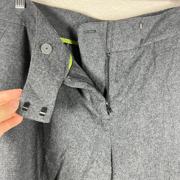 Isaac Mizrahi for Target Wool Dress Pants Women's 10 Wide Leg Grey Workwear - Picture 2 of 8